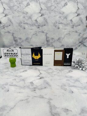 Lot of 5 Givenchy,Paco Rabanne,Dries Van Noten,Burberry,YvesSaintLaurent-5pc-NEW